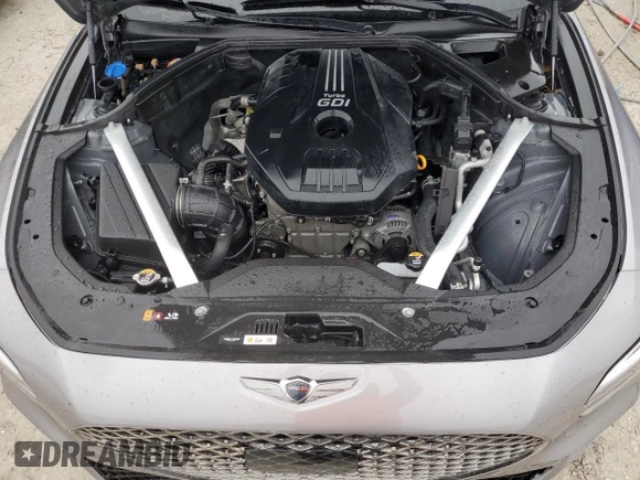 2023 Genesis G70 2.0T with VIN KMTG34TA5PU131494, listed as a Copart auction lot 76295844 with Not Provided miles and Non Repairable. Bid and sale history available at DreamBid. Image 11.
