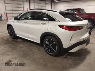 2023 Infiniti QX55 Essential with VIN 3PCAJ5KR3PF121093, listed as a IAAI auction lot 42286924 with 26,165 mi miles and . Bid and sale history available at DreamBid. Image 3.