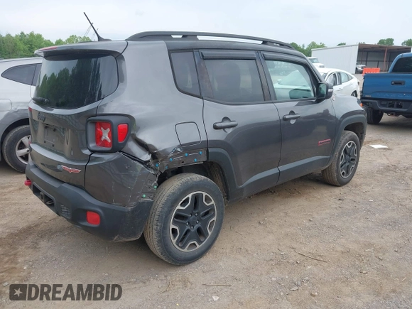 2017 Jeep Renegade Trailhawk с VIN ZACCJBCB0HPF64059, выставлен на аукционе IAAI как лот 42280420 с пробегом 152 936 миль миль и . История ставок и продаж доступна на DreamBid. Изображение 4.