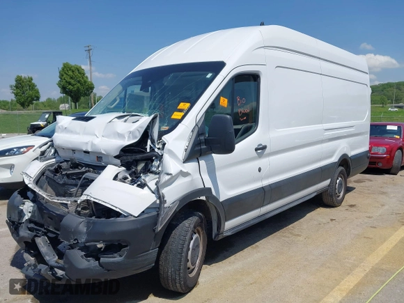 2022 Ford Transit Cargo with VIN 1FTBR3X8XNKA31327, listed as a IAAI auction lot 42081060 with Not provided miles and . Bid and sale history available at DreamBid. Image 18.
