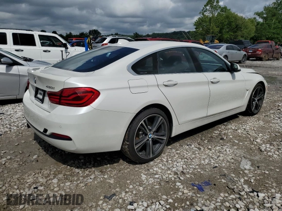 2018 BMW 4 Series 430i xDrive z VIN WBA4J3C56JBG95503, wystawiony jako Copart lot #60605815 z przebiegiem 90 432 mil mil oraz Szkoda całkowita • Salvage title. Historia ofert i sprzedaży dostępna na DreamBid. Obrazek 3.