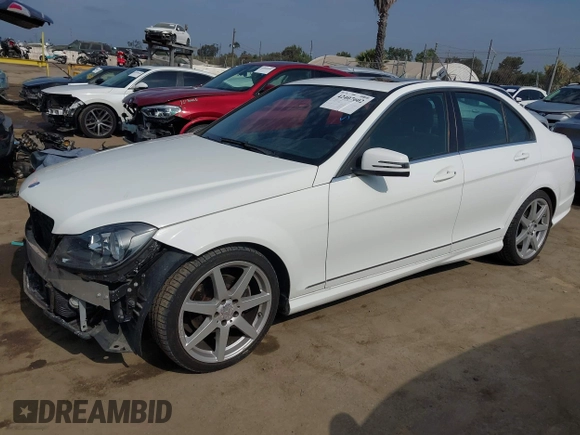 2014 Mercedes-Benz C 250 Sport with VIN WDDGF4HB5EG245388, listed as a IAAI auction lot 42407602 with 96,415 mi miles and . Bid and sale history available at DreamBid. Image 18.
