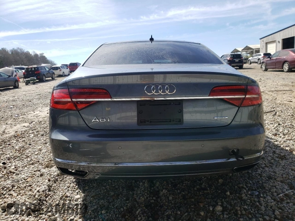 2015 Audi A8 3.0T with VIN WAU3GAFD3FN027632, listed as a Copart auction lot 49260355 with 97,076 mi miles and Salvage Title. Bid and sale history available at DreamBid. Image 6.