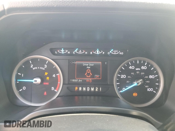 2019 Ford F-250 XL with VIN 1FT7W2BT2KEE58404, listed as a Copart auction lot 59939215 with 118,337 mi miles and Salvage title. Bid and sale history available at DreamBid. Image 9.