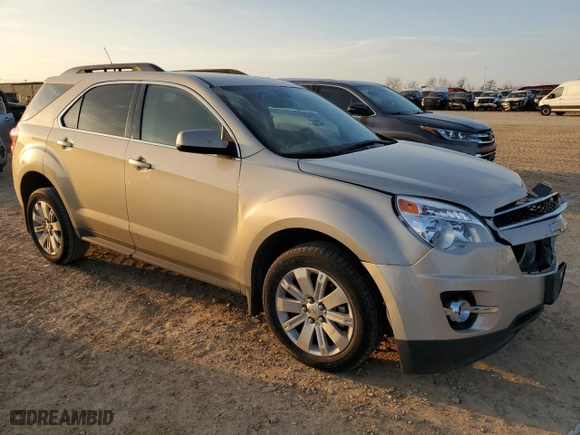 2011 Chevrolet Equinox LT w/2LT with VIN 2CNFLPE59B6458141, listed as a Copart auction lot 44502575 with 59,707 mi miles and Salvage Title. Bid and sale history available at carsss.com. Image 4.