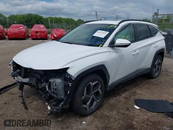 2023 Hyundai Tucson SEL with VIN 5NMJFCAE4PH255890, listed as a IAAI auction lot 42377625 with 42,704 mi miles and . Bid and sale history available at DreamBid. Image 2.