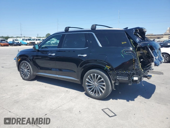 2023 Hyundai Palisade Calligraphy z VIN KM8R74GEXPU544127, wystawiony jako Copart lot #55292225 z przebiegiem 45 833 mil mil oraz Szkoda całkowita • Salvage title. Historia ofert i sprzedaży dostępna na DreamBid. Obrazek 2.
