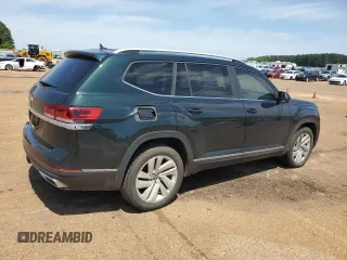 2021 Volkswagen Atlas SEL with VIN 1V2ER2CA5MC528910, listed as a Copart auction lot 51993755 with 146,802 mi miles and Salvage title. Bid and sale history available at DreamBid. Image 3.