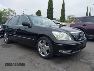 2005 Lexus LS 430 z VIN JTHBN36F455014208, wystawiony jako IAAI lot #42327542 z przebiegiem 125 467 mil mil oraz . Historia ofert i sprzedaży dostępna na DreamBid. Obrazek 1.