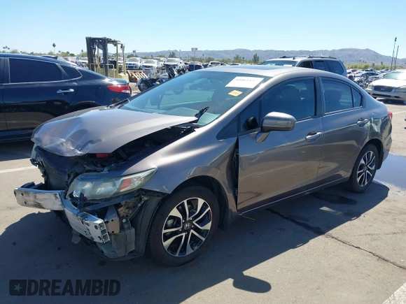 2014 Honda Civic Sedan EX with VIN 19XFB2F84EE082746, listed as a IAAI auction lot 41861197 with 117,332 mi miles. Bid and sale history available at carsss.com. Image 17.