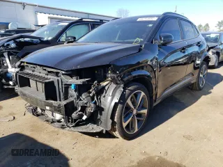 2020 Hyundai Kona Ultimate with VIN KM8K5CA54LU485547, listed as a Copart auction lot 66254682 with 43,981 mi miles. Bid and sale history available at carsss.com. Image 2.