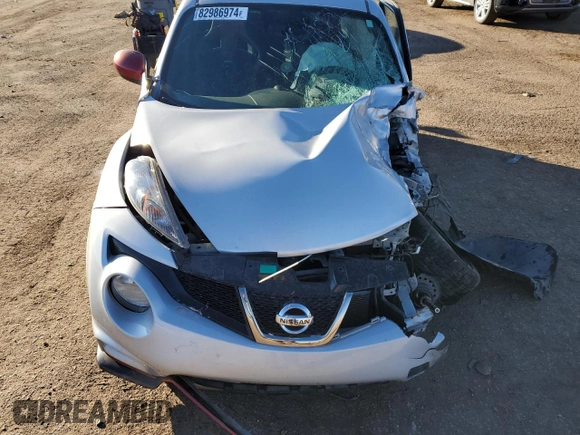 2014 Nissan Juke NISMO RS with VIN JN8DF5MV4ET150707, listed as a Copart auction lot 82986974 with Not Provided miles and Salvage Title. Bid and sale history available at carsss.com. Image 12.