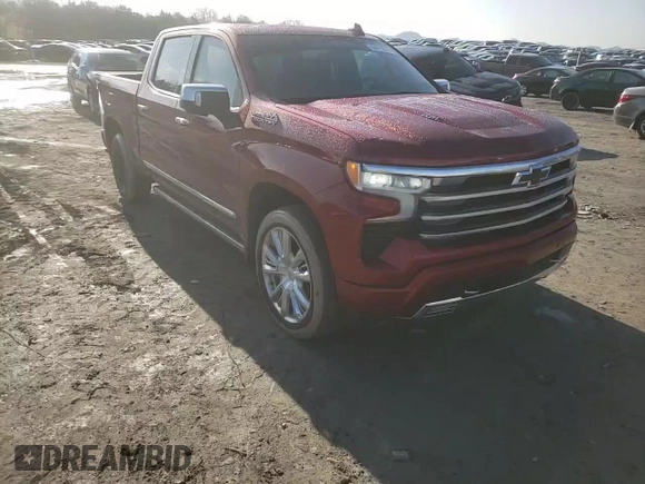 2024 Chevrolet Silverado 1500 High Country with VIN 1GCUDJEL1RZ179009, listed as a Copart auction lot 85072814 with 23,971 mi miles and Salvage Title. Bid and sale history available at DreamBid. Image 10.