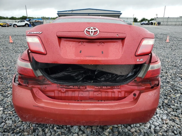 2007 Toyota Camry CE with VIN 4T1BE46KX7U084806, listed as a Copart auction lot 52292395 with 250,424 mi miles and Salvage Title. Bid and sale history available at carsss.com. Image 6.