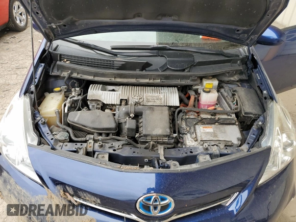 2012 Toyota Prius Two with VIN JTDZN3EU6C3130213, listed as a Copart auction lot 53680895 with Not Provided miles and Salvage Title. Bid and sale history available at DreamBid. Image 11.