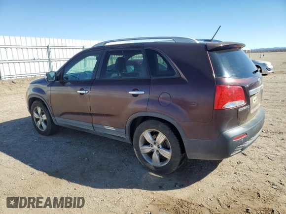 2012 Kia Sorento EX with VIN 5XYKU4A27CG299165, listed as a Copart auction lot 50640275 with 132,131 mi miles and Clean Title. Bid and sale history available at carsss.com. Image 2.