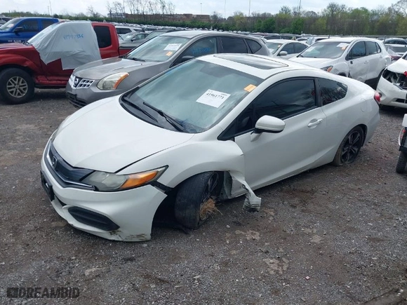 2015 Honda Civic Coupe EX with VIN 2HGFG3B85FH513115, listed as a IAAI auction lot 41961771 with 149,724 mi miles. Bid and sale history available at carsss.com. Image 2.