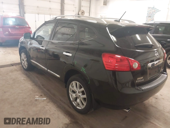 2012 Nissan Rogue S with VIN JN8AS5MV9CW365865, listed as a IAAI auction lot 42141597 with 110,195 mi miles and . Bid and sale history available at DreamBid. Image 3.