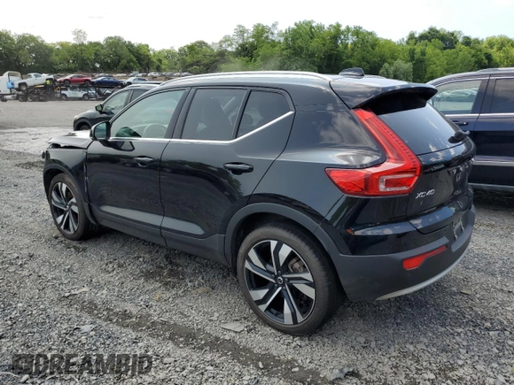 2023 Volvo XC40 Plus Bright Theme с VIN YV4L12UN0P2990297, выставлен на аукционе Copart как лот 58774155 с пробегом 24 189 миль миль и Списание • Salvage title. История ставок и продаж доступна на DreamBid. Изображение 2.