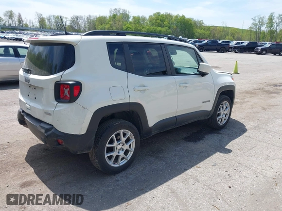 2019 Jeep Renegade Latitude with VIN ZACNJBBB6KPK81437, listed as a IAAI auction lot 42215752 with 142,963 mi miles and . Bid and sale history available at DreamBid. Image 4.