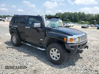 2006 Hummer H3 with VIN 5GTDN136668222909, listed as a Copart auction lot 66579684 with 200,732 mi miles and Salvage Title. Bid and sale history available at DreamBid. Image 4.