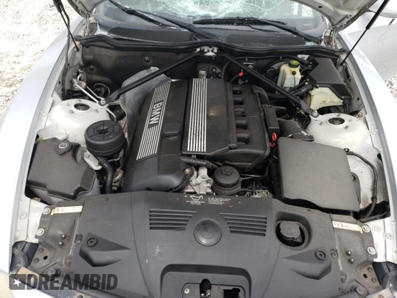 2005 BMW Z4 3.0i with VIN 4USBT53565LU09320, listed as a Copart auction lot 59596535 with 118,790 mi miles and Salvage title. Bid and sale history available at DreamBid. Image 11.