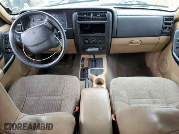 2000 Jeep Cherokee with VIN 1J4FF48S3YL149593, listed as a Copart auction lot 52489045 with 290,231 mi miles and Salvage title. Bid and sale history available at DreamBid. Image 8.