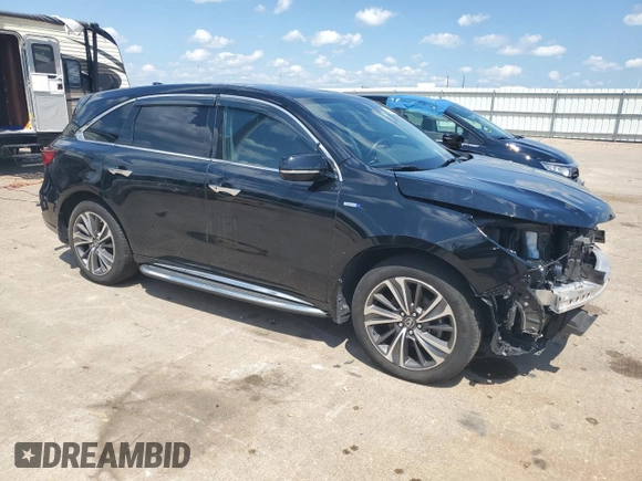 2019 Acura MDX Sport Hybrid w/Technology Pkg with VIN 5J8YD7H53KL000416, listed as a Copart auction lot 63522964 with 105,904 mi miles and Salvage Title. Bid and sale history available at carsss.com. Image 4.