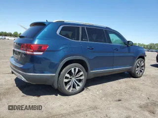 2019 Volkswagen Atlas SEL Premium z VIN 1V2NR2CA9KC602262, wystawiony jako Copart lot #54490045 z przebiegiem 57 367 mil mil oraz Szkoda całkowita • Salvage title. Historia ofert i sprzedaży dostępna na DreamBid. Obrazek 3.