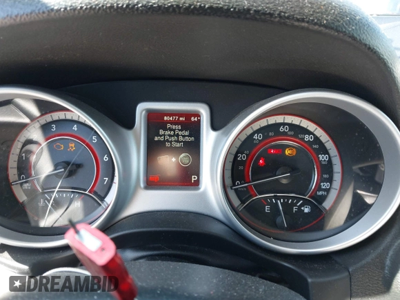 2017 Dodge Journey SE with VIN 3C4PDCAB0HT701026, listed as a IAAI auction lot 41797969 with 80,477 mi miles and . Bid and sale history available at DreamBid. Image 7.