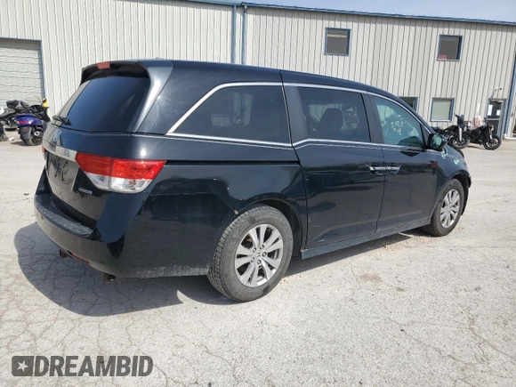 2016 Honda Odyssey SE with VIN 5FNRL5H35GB059759, listed as a Copart auction lot 50419465 with 151,196 mi miles and Salvage Title. Bid and sale history available at DreamBid. Image 3.