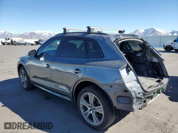2019 Audi Q5 Prestige with VIN WA1CNAFY2K2053835, listed as a Copart auction lot 46736325 with 48,257 mi miles and Salvage Title. Bid and sale history available at carsss.com. Image 2.