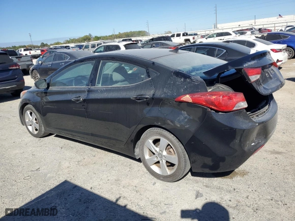 2013 Hyundai Elantra Limited PZEV with VIN 5NPDH4AE3DH351571, listed as a Copart auction lot 45668105 with 105,358 mi miles and Non Repairable. Bid and sale history available at carsss.com. Image 2.