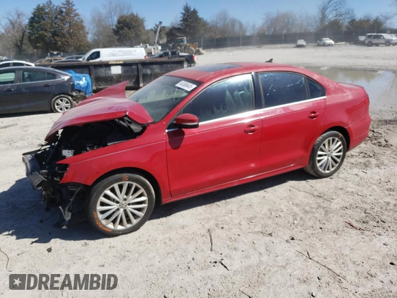 2012 Volkswagen Jetta Sedan SEL w/Sunroof with VIN 3VWLX7AJ7CM407966, listed as a Copart auction lot 46368445 with 174,114 mi miles and Clean Title. Bid and sale history available at carsss.com. Image 1.