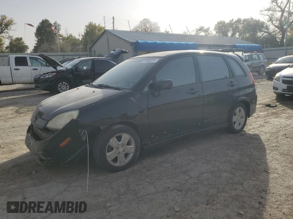 2003 Suzuki Aerio SX z VIN JS2RC41H135205642, wystawiony jako Copart lot #77690224 z przebiegiem 161 414 mil mil oraz Szkoda całkowita • Salvage title. Historia ofert i sprzedaży dostępna na DreamBid. Obrazek 1.