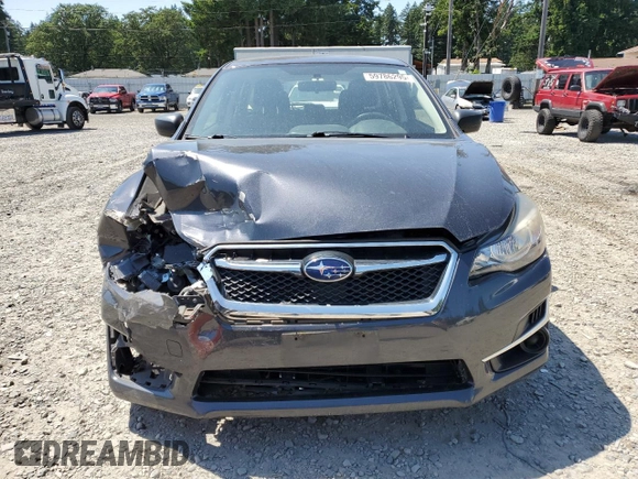 2016 Subaru Impreza 2.0i with VIN JF1GPAA69G8283843, listed as a Copart auction lot 59786295 with 69,546 mi miles and Salvage title. Bid and sale history available at DreamBid. Image 5.