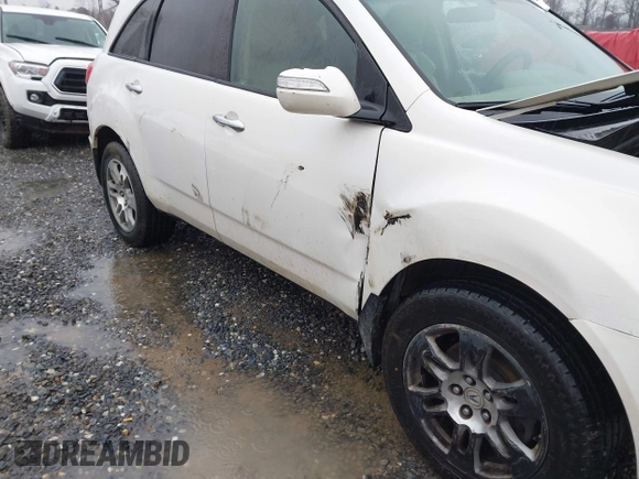 2007 Acura MDX Tech Pkg with VIN 2HNYD28317H536523, listed as a IAAI auction lot 41548021 with 284,460 mi miles. Bid and sale history available at carsss.com. Image 6.