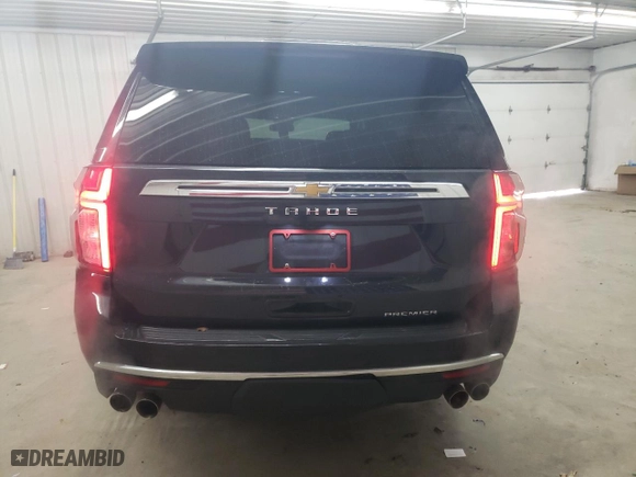 2023 Chevrolet Tahoe Premier with VIN 1GNSKSKD3PR315306, listed as a Copart auction lot 85726424 with 37,199 mi miles and Salvage Title. Bid and sale history available at carsss.com. Image 6.