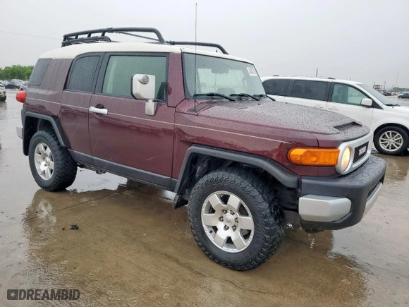 2007 Toyota FJ Cruiser with VIN JTEBU11F470041906, listed as a Copart auction lot 54307745 with 182,592 mi miles and Salvage Title. Bid and sale history available at carsss.com. Image 4.