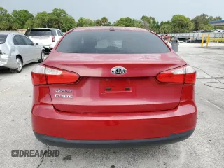 2015 Kia Forte LX with VIN KNAFX4A66F5406809, listed as a Copart auction lot 50513385 with 119,267 mi miles and Salvage Title. Bid and sale history available at DreamBid. Image 6.