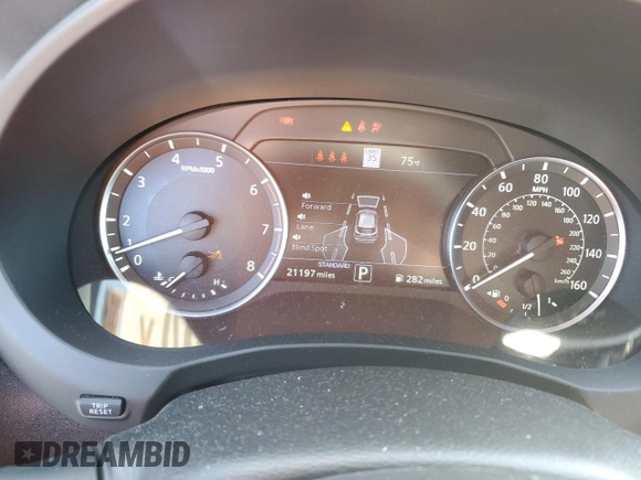 2023 Infiniti QX50 Sport with VIN 3PCAJ5FAXPF109995, listed as a Copart auction lot 78400694 with 21,197 mi miles and Salvage title. Bid and sale history available at DreamBid. Image 9.