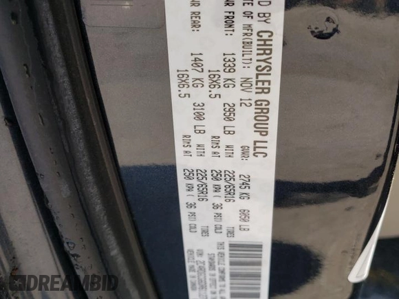 2013 Dodge Grand Caravan SXT with VIN 2C4RDGCG6DR611272, listed as a Copart auction lot 43072485 with 163,243 mi miles and Non Repairable. Bid and sale history available at DreamBid. Image 14.