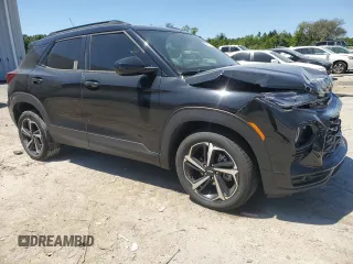 2021 Chevrolet TrailBlazer RS with VIN KL79MTSL8MB164365, listed as a Copart auction lot 52881875 with 48,142 mi miles and Salvage Title. Bid and sale history available at carsss.com. Image 4.
