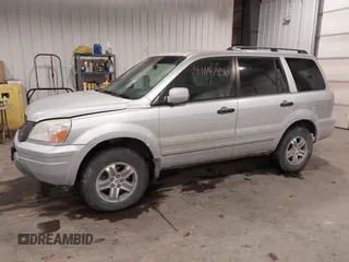 2005 Honda Pilot EX-L with VIN 2HKYF18575H557005, listed as a IAAI auction lot 41647830 with 245,992 mi miles. Bid and sale history available at carsss.com. Image 17.