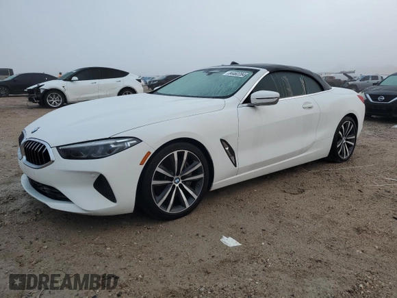 2020 BMW 8 Series 840i with VIN WBADZ2C01LBP65982, listed as a Copart auction lot 84462284 with 16,655 mi miles and Non Repairable. Bid and sale history available at carsss.com. Image 1.