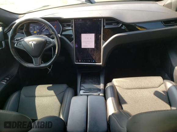 2018 Tesla Model S 75D with VIN 5YJSA1E22JF291142, listed as a Copart auction lot 65682055 with 126,212 mi miles and Salvage title. Bid and sale history available at DreamBid. Image 8.