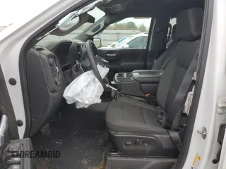 2022 Chevrolet Silverado 1500 Custom with VIN 1GCPDBEK5NZ569941, listed as a Copart auction lot 82292514 with 17,191 mi miles and Salvage Title. Bid and sale history available at carsss.com. Image 7.