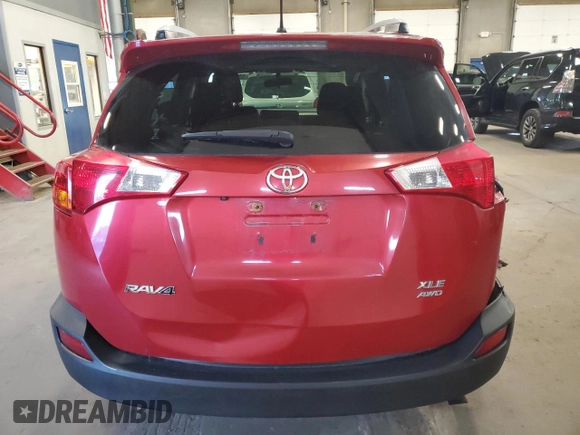 2013 Toyota RAV4 XLE with VIN JTMRFREV2DD028749, listed as a Copart auction lot 56831945 with 138,586 mi miles and Salvage title. Bid and sale history available at DreamBid. Image 6.