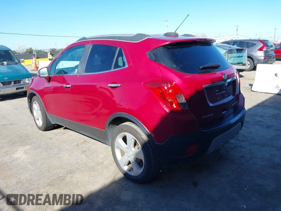 2016 Buick Encore with VIN KL4CJASB9GB607490, listed as a IAAI auction lot 41879376 with 85,643 mi miles. Bid and sale history available at carsss.com. Image 3.