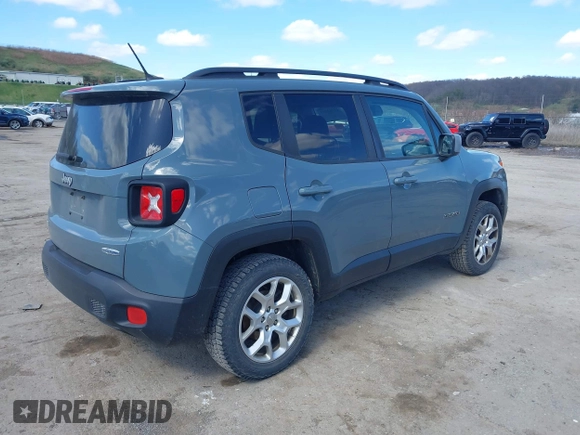 2017 Jeep Renegade Altitude with VIN ZACCJBBBXHPG59178, listed as a IAAI auction lot 41962497 with 126,062 mi miles and . Bid and sale history available at DreamBid. Image 4.